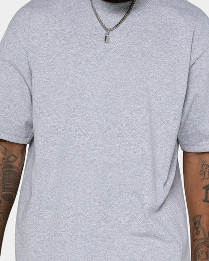 Shaka Wear Max Heavyweight Short Sleeve T-Shirt Heather Grey