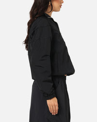 Nike Women's Sportswear Loose UV Woven Full-Zip Jacket Brown/Black