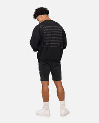 Saint Morta Repentant Heart Crewneck Black