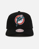 Mitchell & Ness Miami Dolphins Team Colour Logo MVP Snapback Black