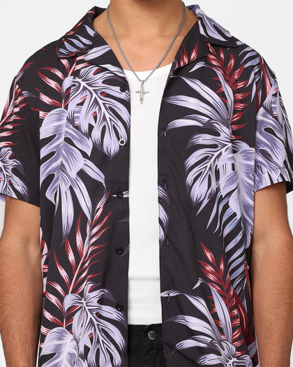 XXIII Horizon Button Up Shirt Purple/Black