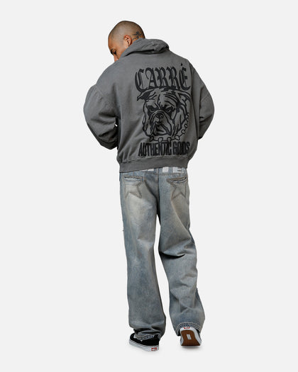 Carre Bulldog Premium Hoodie Washed Charcoal