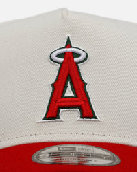 New Era Los Angeles Angels 'Strawberry' 9FORTY A-Frame Snapback Chrome/Red