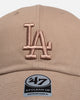 47 Brand Los Angeles Dodgers "Latte" Clean Up Strapback Latte