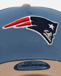 New Era New England Patriots 'Easy Breezy' 9FORTY A-Frame Snapback Blue/Tan