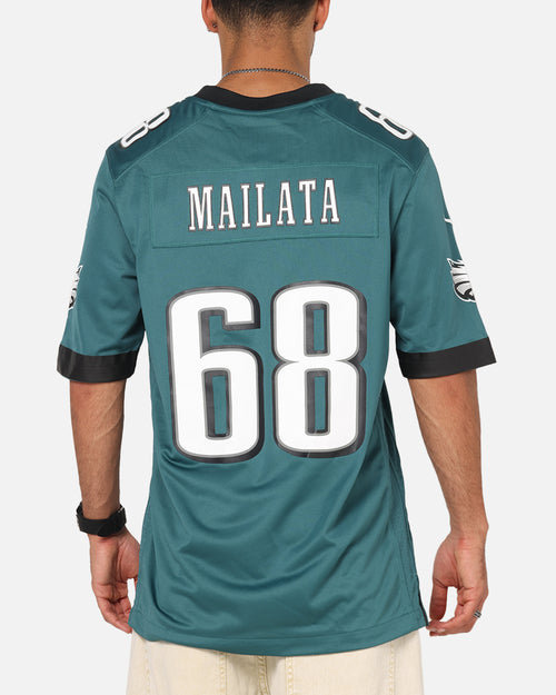 Nike Philadelphia Eagles Jordan Mailata #68 Home Game NFL Jersey Teal