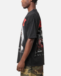 UFC By Culture Kings Leon 'Rocky' Edwards Vintage T-Shirt Black Acidwash