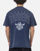 Bleacher Athletic Canberra Raiders NRL Attrition Washed T-Shirt Blue