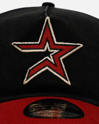 New Era Houston Astros 'Washed Truckers' 9FORTY A-Frame Trucker Snapback Official Team Color