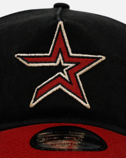 New Era Houston Astros 'Washed Truckers' 9FORTY A-Frame Trucker Snapback Official Team Color