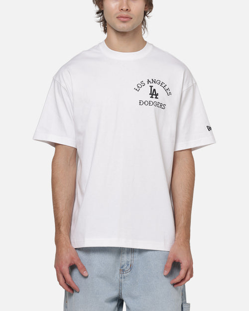 New Era Los Angeles Dodgers MLB Old School T-Shirt White