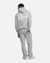 Carre Prestige Script Hoodie Grey Marle
