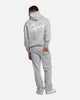 Carre Prestige Script Hoodie Grey Marle