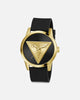 Guess Mainline Women's Badge Watch Black/Gold