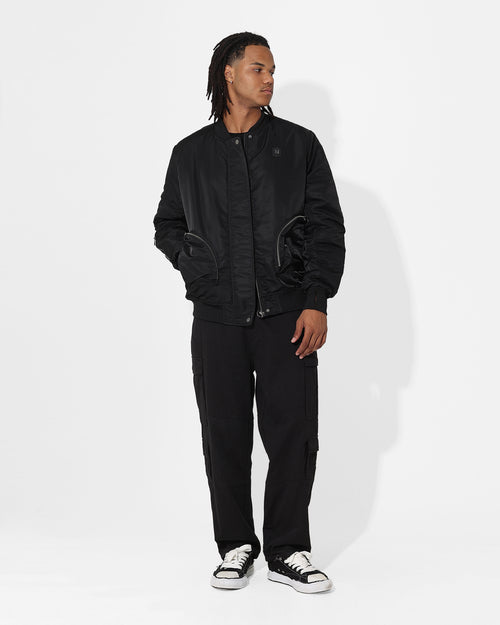 Saint Morta Technical Bomber Jacket Black