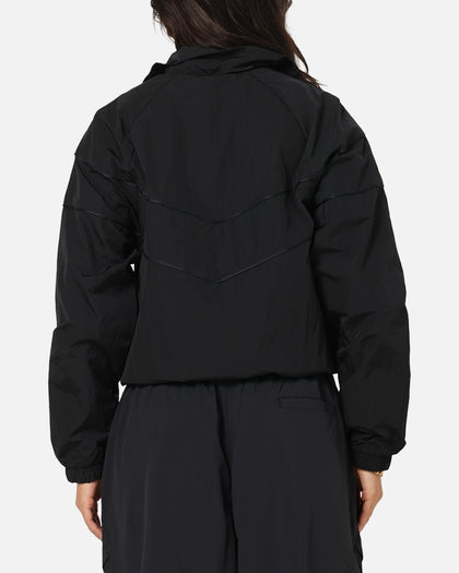 Nike Women's Sportswear Loose UV Woven Full-Zip Jacket Brown/Black