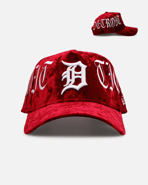 New Era Detroit Tigers 'Crushed Velvet Dreams' 9FORTY A-Frame Snapback Maroon