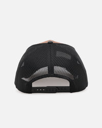 47 Brand Anaheim Ducks 'Tonal Suede' '47 Offside Trucker Snapback Chocolate