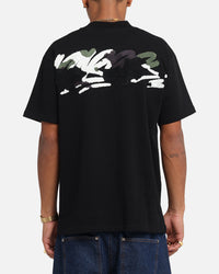 Carre Tag Mockneck T-Shirt Black