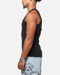 Saint Morta Arvina Distressed Singlet Black