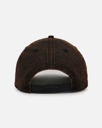 New Era Detroit Lions 'Black Washed Official Team Color' 9FORTY A-Frame Snapback Washed Black