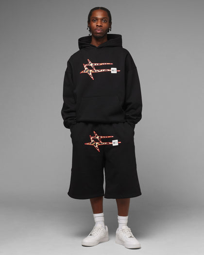 Loiter Hybrid Premium Shorts Black/Leopard