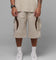 Loiter Hybrid Tek Cargo Shorts Stone