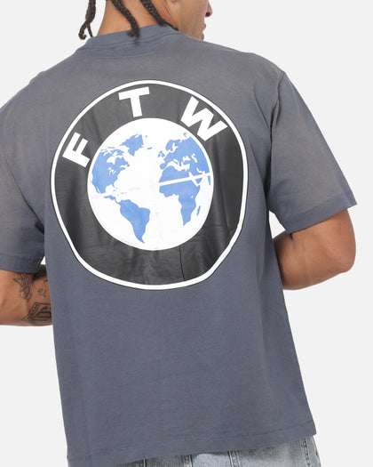Market F The World T-Shirt Indigo Blue