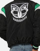 Bleacher Athletic New Zealand Warriors NRL Legacy Baseball Jacket Black