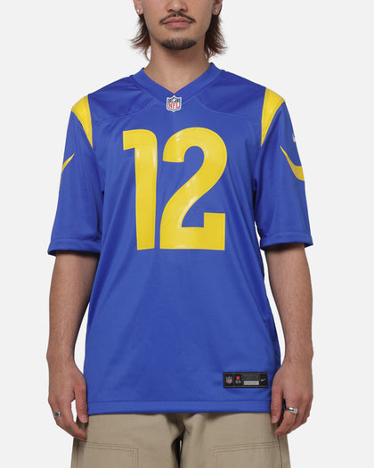 Nike Los Angeles Rams Puka Nacua #12 Home Game NFL Jersey Official Team Colours