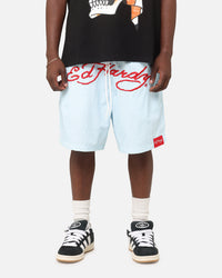 Ed Hardy Beach Shorts Blue Stripe