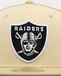 New Era Las Vegas Raiders 'Raffia Front' 59FIFTY Fitted Vegas Gold