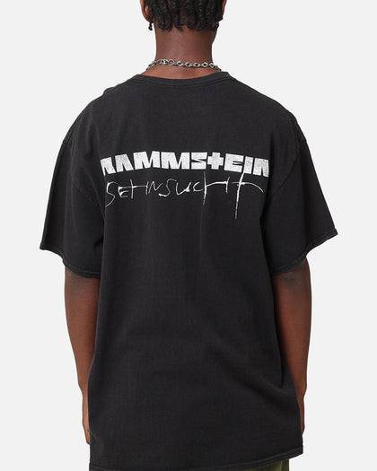 Rammstein Cracked Glass Vintage T-Shirt Black Vintage