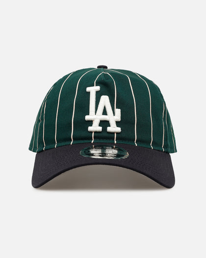 New Era Los Angeles Dodgers 'Pinstripe' 9FORTY A-Frame Snapback Dark Green