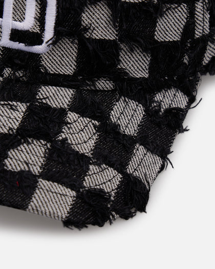 New Era San Diego Padres 'Frayed Checkerboard' 9FORTY A-Frame Snapback Black/Grey