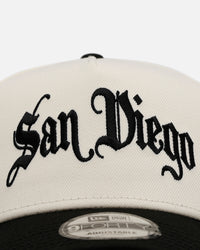 New Era San Diego Padres 'City Pack' 9FORTY A-Frame Snapback Chrome/Black