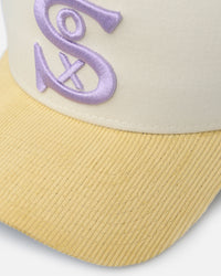 New Era Chicago White Sox 'Easter Corduroy' 9FORTY A-Frame Snapback White/Yellow