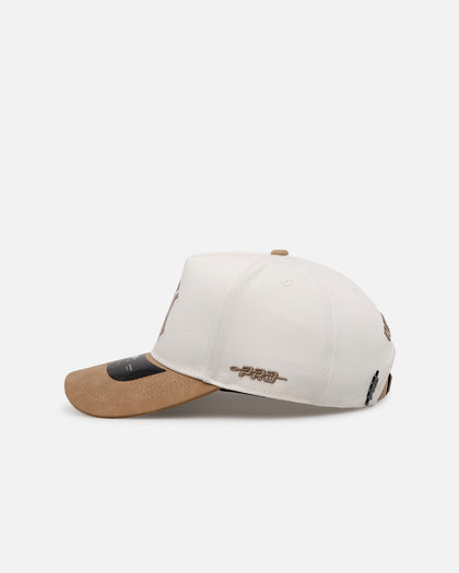 Pro Standard New York Yankees 'Panel' Pro Pinch Strapback White/Tan