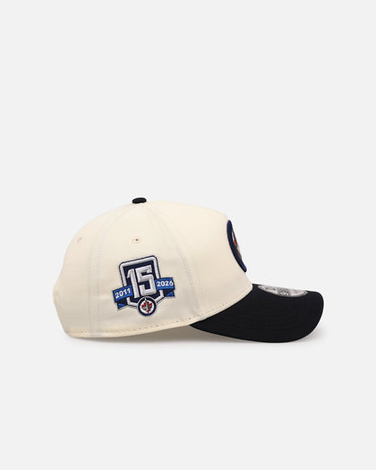 New Era Winnipeg Jets 'Team Color Visor' 9FORTY A-Frame Snapback Chrome/Official Team Color