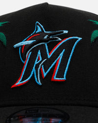 New Era Miami Marlins 'Palm Trees' 9FORTY A-Frame Snapback Official Team Color
