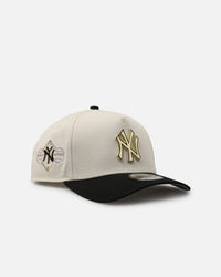 New Era New York Yankees 'Gold Medal Badge' 9FORTY A-Frame Snapback White/Black/Green