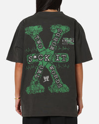 Culture Kings X WWE D-Generation X Summer Slam Heavy T-Shirt Black Wash