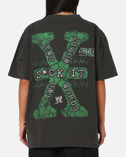 Culture Kings X WWE D-Generation X Summer Slam Heavy T-Shirt Black Wash
