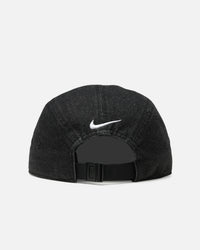 Nike Fly Unstructured Denim Strapback Cap Black/Black/White