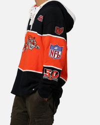 47 Brand Cincinnati Bengals NFL + Legacy Lacer Hoodie Jet Black