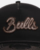 New Era Chicago Bulls 'Rope Script' 9FORTY A-Frame Snapback Black/White