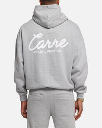Carre Prestige Script Hoodie Grey Marle