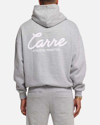 Carre Prestige Script Hoodie Grey Marle