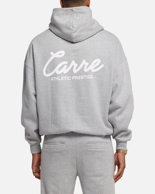 Carre Prestige Script Hoodie Grey Marle