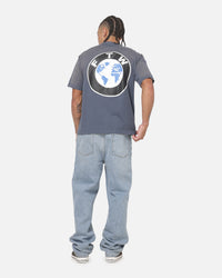 Market F The World T-Shirt Indigo Blue